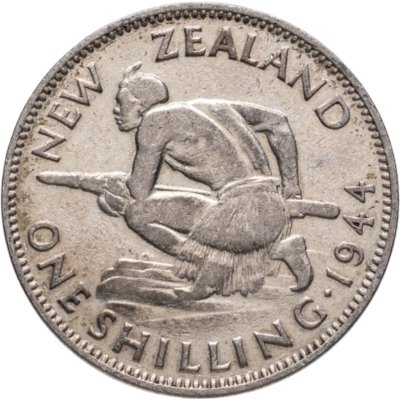 купить Новая Зеландия 1 шиллинг (shilling) 1944