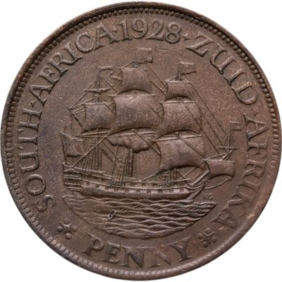 купить ЮАР 1 пенни (penny) 1928
