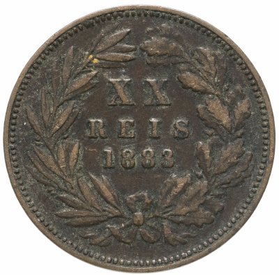 купить Португалия 20 рейс (reis) 1883
