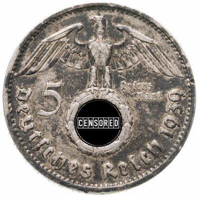 купить Германия Третий рейх 5 рейхсмарок (reichsmark) 1939 Гинденбург