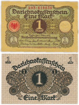 купить Германия (Веймарская Республика) (Berlin) 1 марка 1920 год