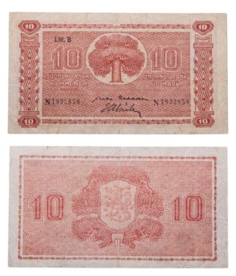 купить Финляндия 10 пенни 1945 год