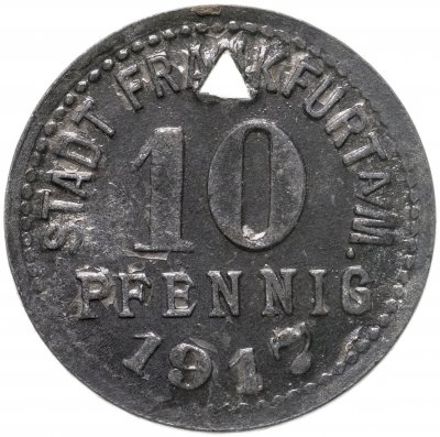 купить Германия (Франкфурт-на-Майне) нотгельд 10 пфеннигов 1917