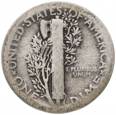 купить США 10 центов (дайм, one dime) 1929 Mercury Dime