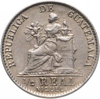 купить Гватемала 1/2 реала 1900