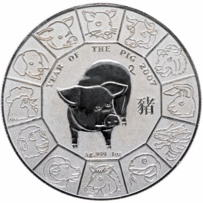 купить Ниуэ 1 доллар 2007 Год Свиньи