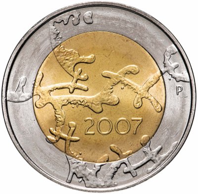 купить Финляндия 5 евро 2007 "90 лет независимости"