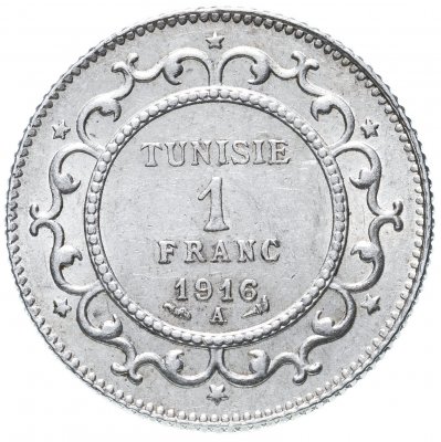 купить Тунис 1 франк 1916