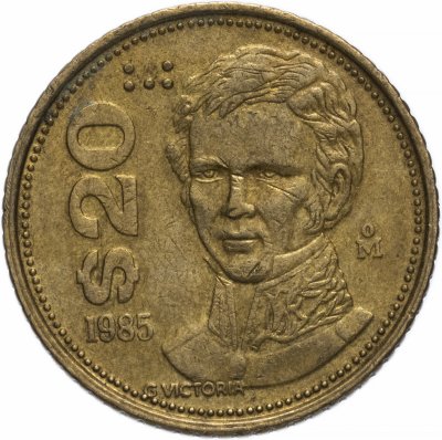 купить Мексика 20 песо (pesos) 1985