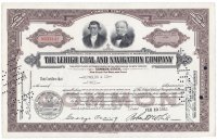 купить Акция США THE LEHIGH COAL AND NAVIGATION COMPANY 1950-1959 гг.