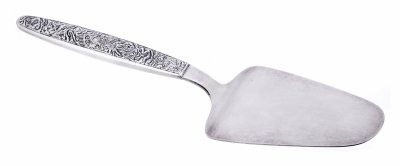 купить Лопатка сервировочная, с рельефным декором, мельхиор, Таллинский ювелирный завод, СССР, 1970-1990 гг.