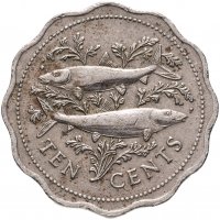 купить Багамы 10 центов (cents) 1974-2005, случайная дата