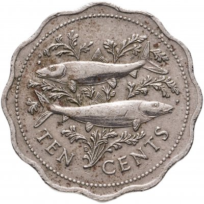 купить Багамы 10 центов (cents) 1974-2005, случайная дата