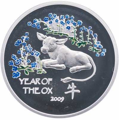 купить Остров Ниуэ 1 доллар 2008 "Год быка"