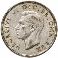 купить Великобритания 2 шиллинга (флорин, shillings) 1945