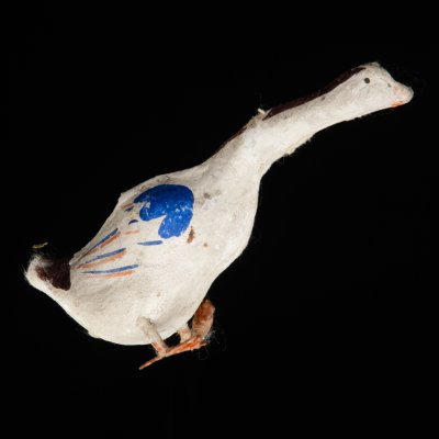купить Игрушка елочная "Гусь", вата, роспись, СССР, 1930-1950 гг.