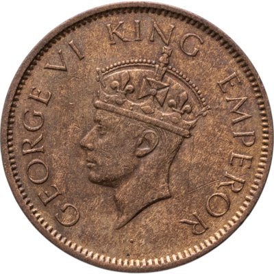 купить Британская Индия 1/4 анны (anna) 1940