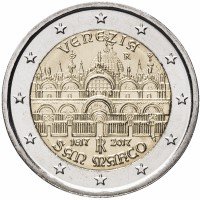 Купить Италия 2 евро 2017 "400 лет со дня постройки Собора Святого Марка"