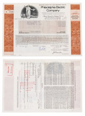 купить Акция США Philadelphia Electric Company 1983 г.