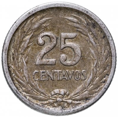 купить Сальвадор 25 сентаво (centavos) 1953