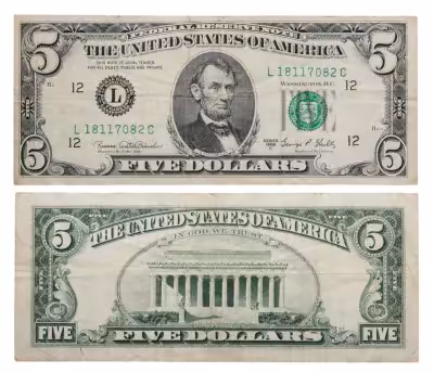 купить США 5 долларов 1969С год (Pick 450d) L-Сан Франциско