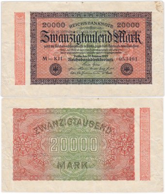 купить Германия 20000 марок 1923