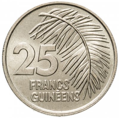 купить Гвинея 25 франков (francs) 1987