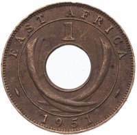 купить Британская Восточная Африка 1 цент (cent) 1951-1962 (случайный год)