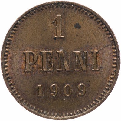 купить Для Финляндии 1 пенни 1909