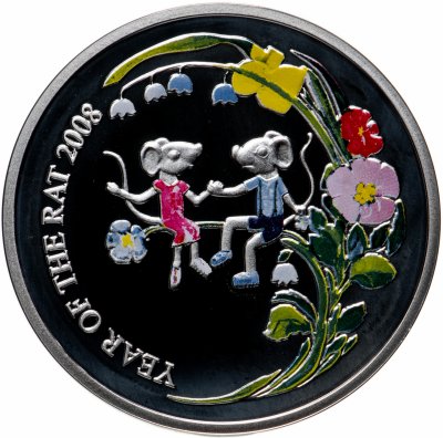 купить Ниуэ 1 доллар 2007 "Китайский гороскоп - год крысы"