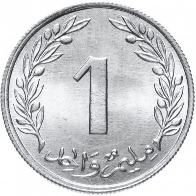 купить Тунис 1 миллим 1960