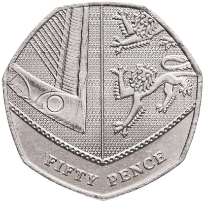 купить Великобритания 50 пенсов (pence) 2008