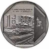 Купить Перу 1 новый соль 2016 "Богатство и гордость Перу - Кабеса де Вака"