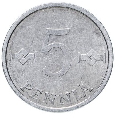 купить Финляндия 5 пенни 1986