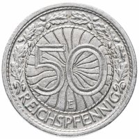 купить Германия 50 рейхспфеннигов 1928 E