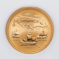 купить Ямайка 20 долларов (dollars) 1972 "10 лет независимости" в слабе PCI