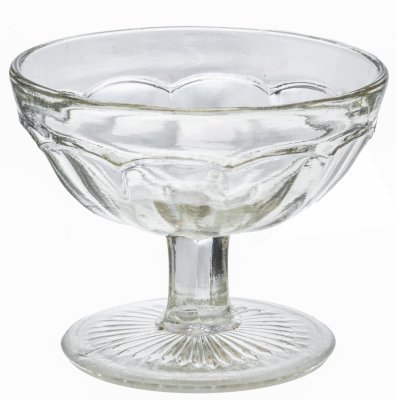 купить Креманка с гранями на ножке, стекло, СССР, 1960-1980 гг.