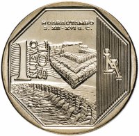 Купить Перу 1 соль 2015 Хуараутамбо