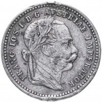 Купить Австро-Венгрия 10 крейцеров 1872 (монета для Австрии)