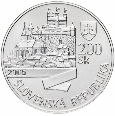 купить Словакия 200 крон (korun) 2005 350 лет коронации Леопольда I
