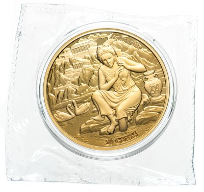 купить Самоа 20 центов (cents) 2021 "Боги Олимпа- Афродита/ Знак зодиака- Телец" (в капсуле)