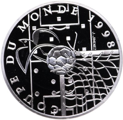купить Франция 10 франков (francs) 1996 Чемпионат мира по футболу 1998