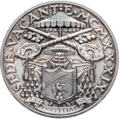 купить Ватикан 10 лир (lire) 1939 "Вакантный престол"