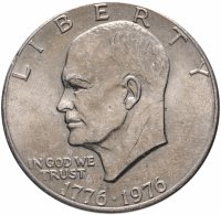 купить США 1 доллар (dollar) 1976 P "200 лет независимости США" (2-й тип)