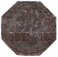 купить Германия, Варбург 10 пфеннигов 1917