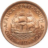 Купить ЮАР 1 пенни (penny) 1960