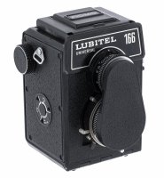 Купить Фотоаппарат "Любитель-166 Универсал", алюминиевый сплав, Ленинградское оптико-механическое объединение, г. Ленинград, СССР, 1976-1996 гг.