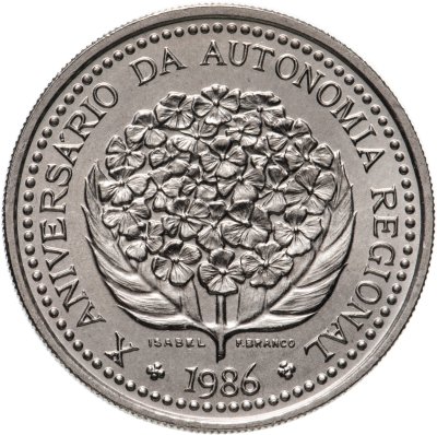 купить Португалия 100 эскудо (escudos) 1986 "10 лет автономии Азорских островов"
