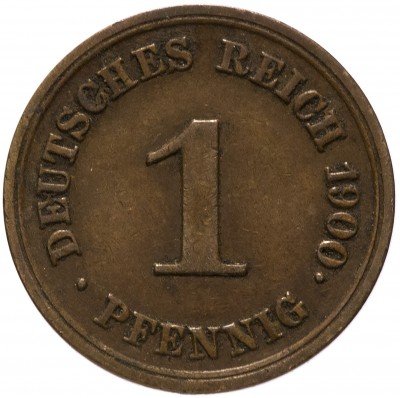 купить Германия 1 рейх пфенниг 1900 "Е"