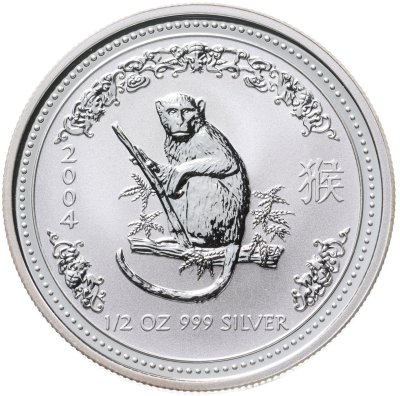купить Австралия 50 центов 2004 "Восточный календарь. Год обезьяны"